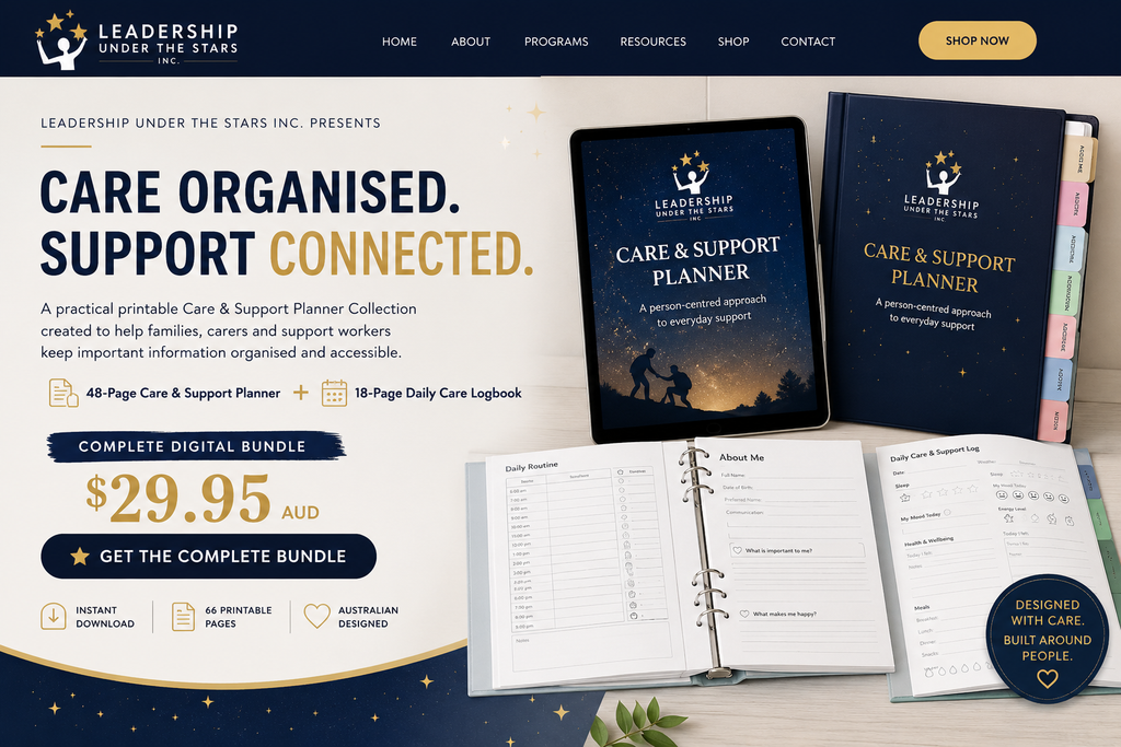 Support and Care Planner Bundle $29.95